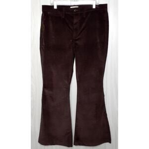 Madewell The Perfect Vintage Flare Pant Corduroy Size 33 Brown
